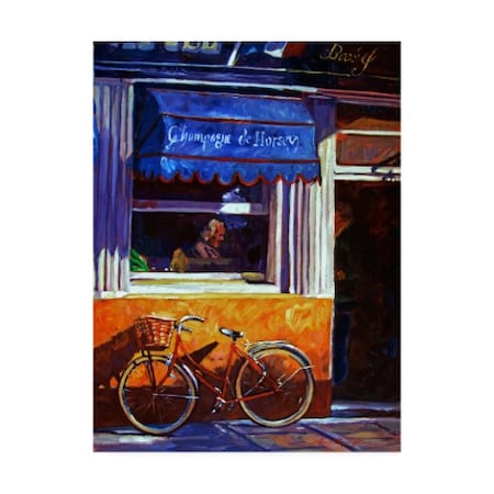 David Lloyd Glover 'The Red Bicycle' Canvas Art,14x19